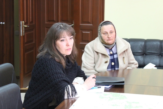 Зліва на фото - Наталія Борисенко, мама загиблого в АТО бійця Олександра, ініціатор створення ГО