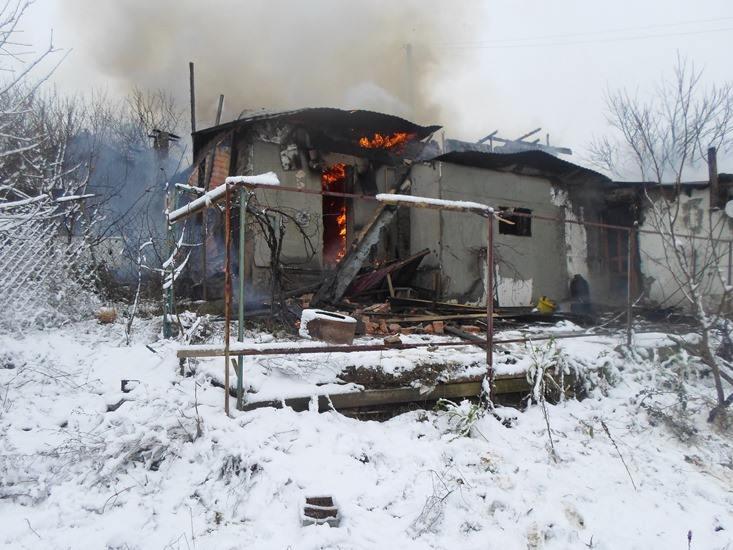 У Рівненському районі вогонь знищив житловий будинок (ФОТО)