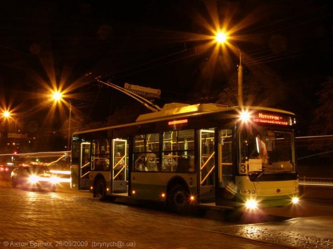 Новий "нічний" тролейбус курсуватиме у Рівному (+графік руху)