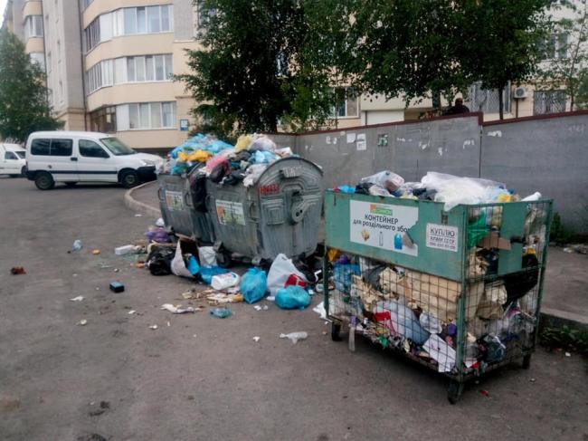 Рівняни скаржаться на купи невивезеного сміття біля будинків
