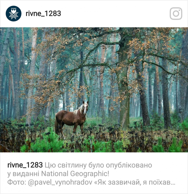 Світлину рівненського фотографа опублікували у "National Geographic"
