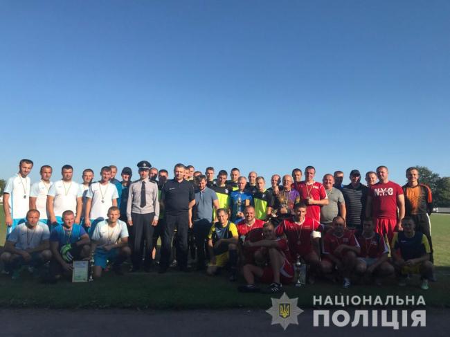 Поліцейські з Рівненщини змагалися у футболі (ФОТО)