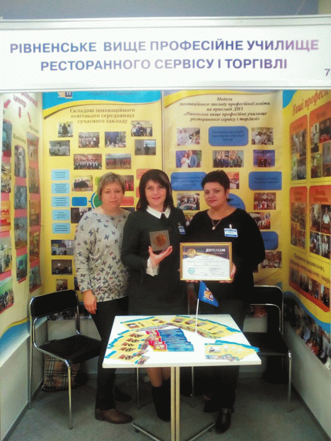 Училище з Рівненщини перемогло на міжнародній виставці