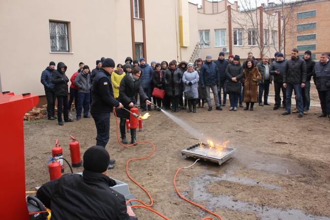 Рятувальники Рівненщини пройшли протипожежне тренування (ФОТО)