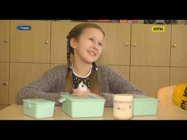 Маленька рівнянка зібрала здоровий обід до школи та перемогла на всеукраїнському конкурсі (ВІДЕО)