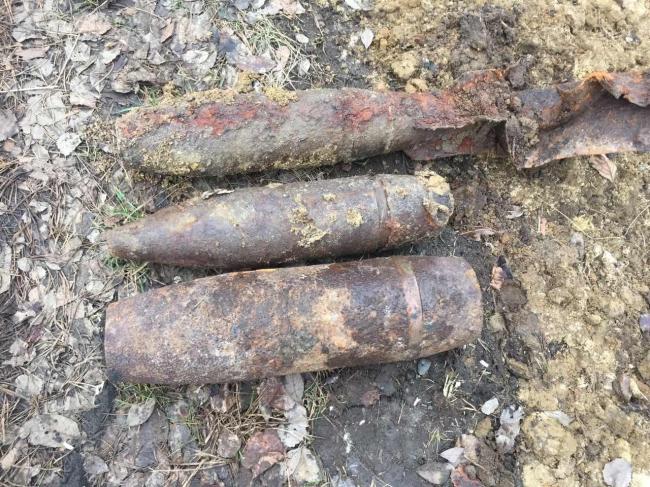 Піротехніки знешкодили 3 артилерійські снаряди, які знайшли жителі Рівненщини