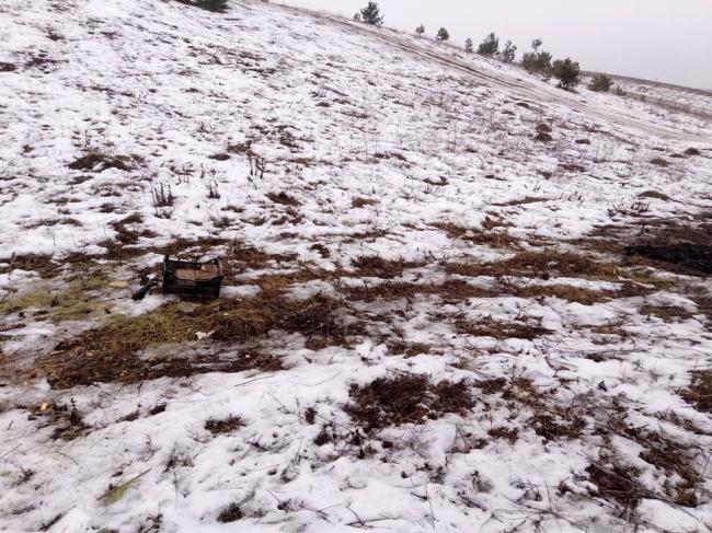 На місці снігу - сміття: як нині виглядає Бармаковель біля Рівного (ФОТО)