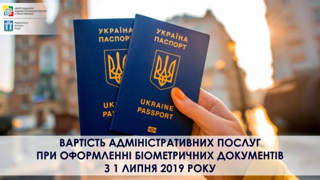 На Рівненщині зросте вартість біометричних паспортів