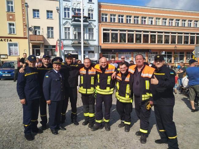 Рятувальники з Рівненщини відвідали місто-побратим у Польщі
