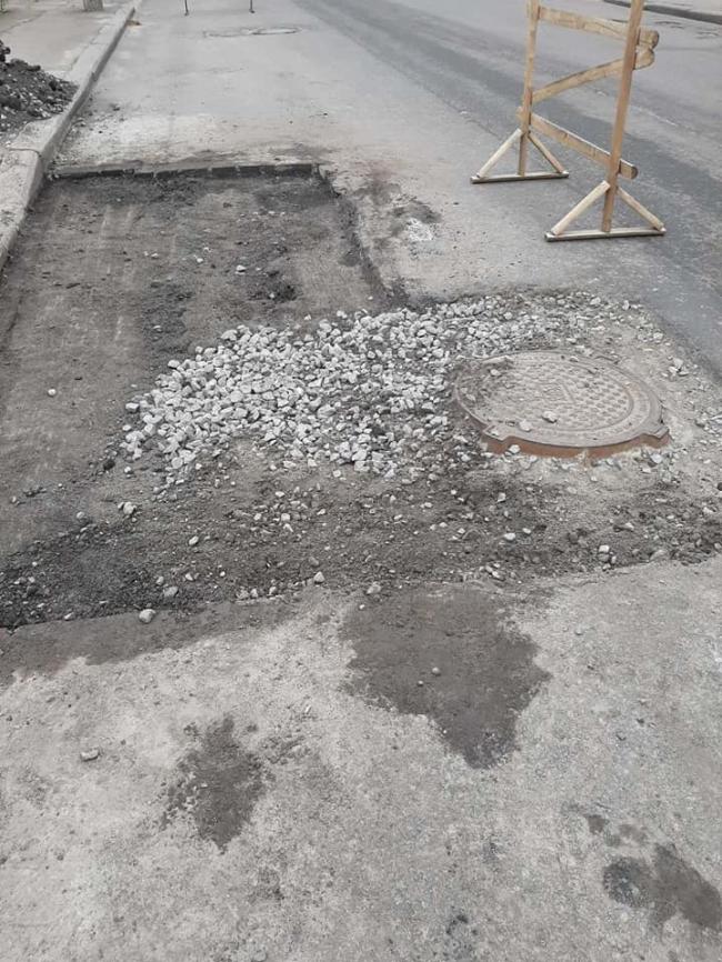 У Рівному завершили ямковий ремонт на вулиці Чернишова (ФОТО)
