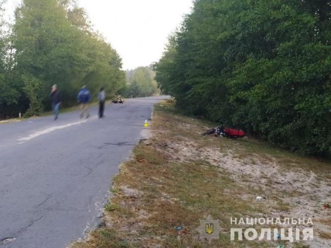 У ДТП із мотоциклістами на Рівненщині травмувались четверо осіб