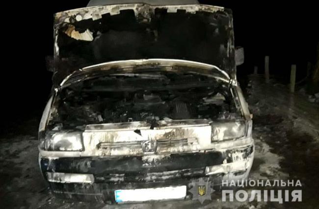Єгерю підпалили автомобіль у Рівненському районі