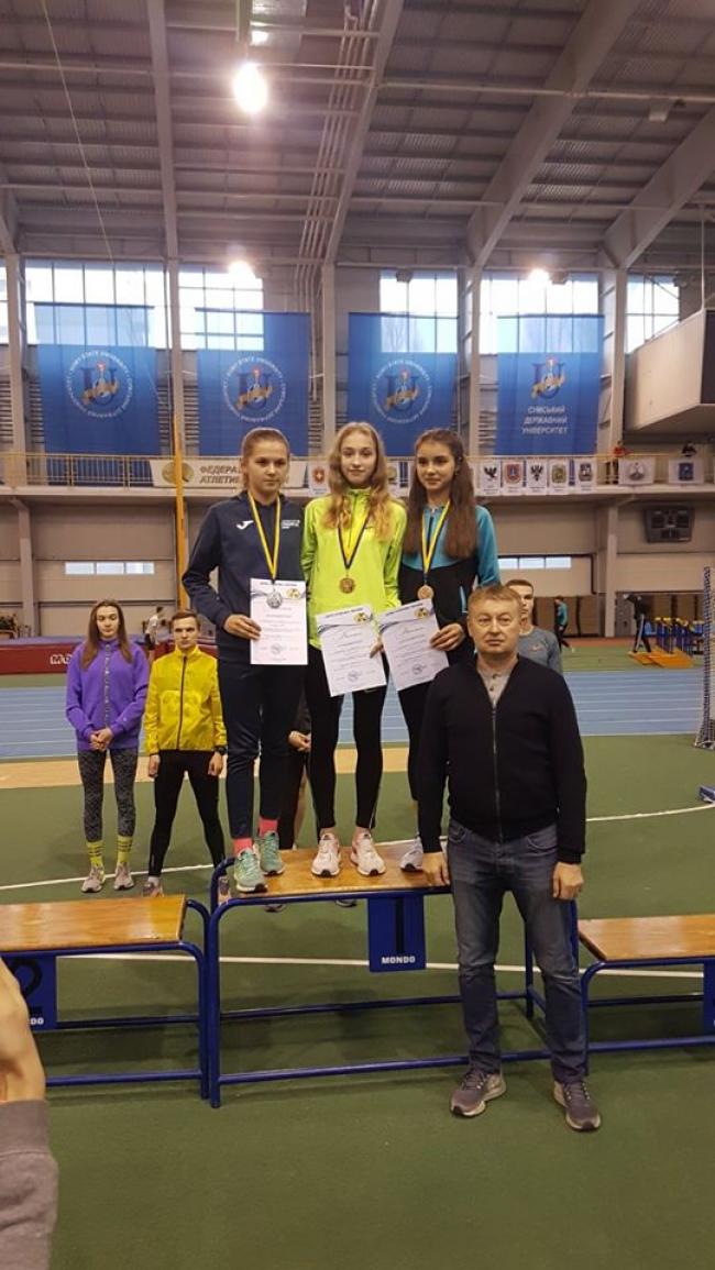Юні спортсменки з Рівненщини стали призерами чемпіонату України з легкої атлетики