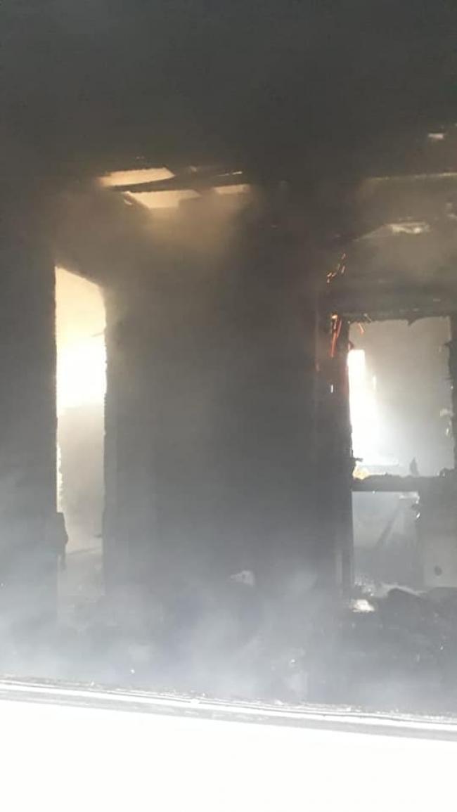 Через пожежу в новозбудованому будинку мало не згоріла господарча будівля на Рівненщині