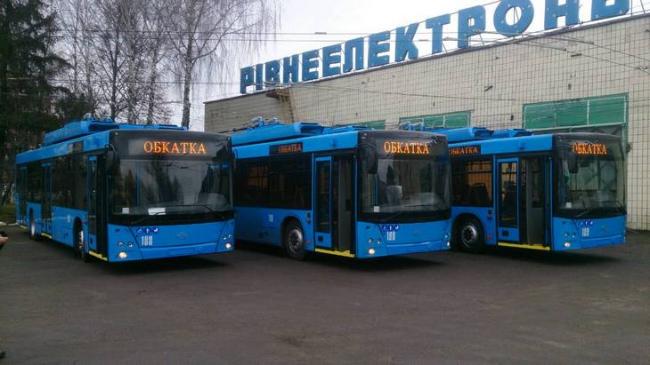 У Рівному з`являться три нових тролейбуси