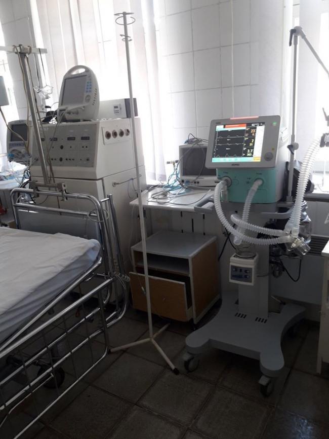 У лікарню на Рівненщині за кошти благодійників закупили апарат ШВЛ