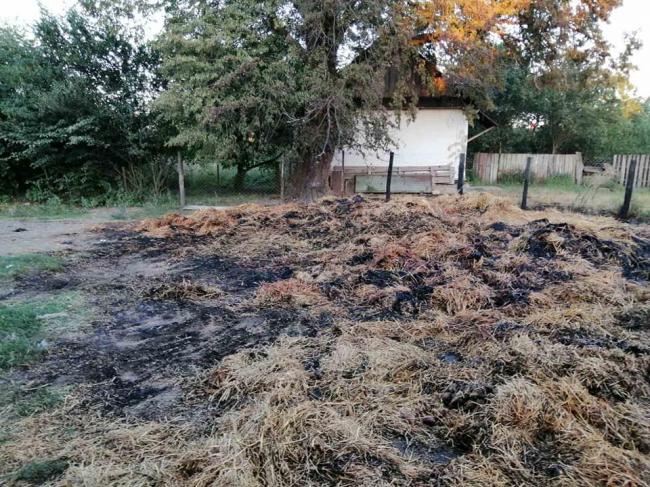 4 тонни соломи згоріло у мешканців Рівненщини
