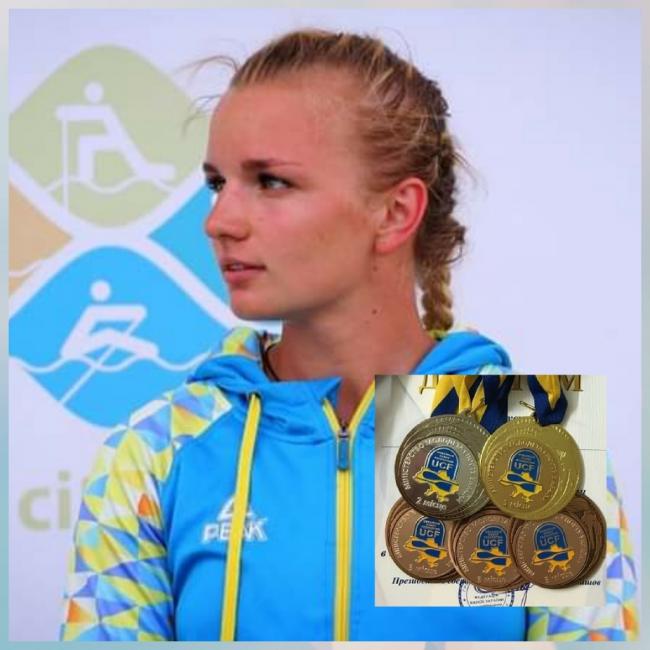 Юна спортсменка із Млинова здобула 5 медалей на змаганнях у Дніпрі
