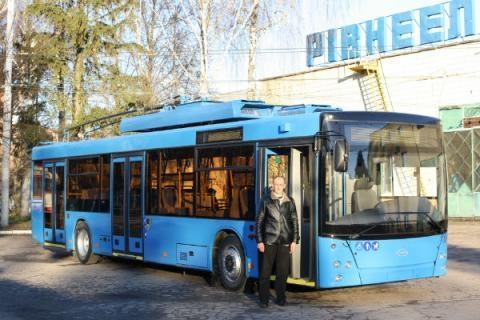 Мешканці Рівного їздитимуть на новому тролейбусі
