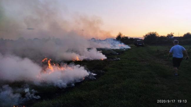 У місті на Рівненщині виявили 15 мешканців, які спалювали траву: тепер вони платитимуть штрафи