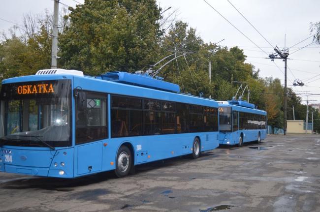 У Рівному з`явились два нові тролейбуси 