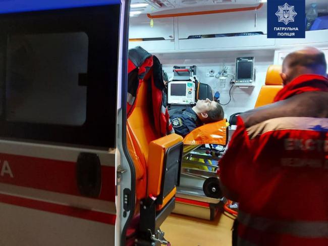 У Києві патрульний отримав три вогнепальні поранення