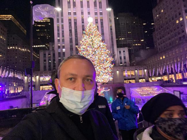 Ексголова Рівненської ОДА опублікував фото неймовірного різдвяного Нью-Йорка