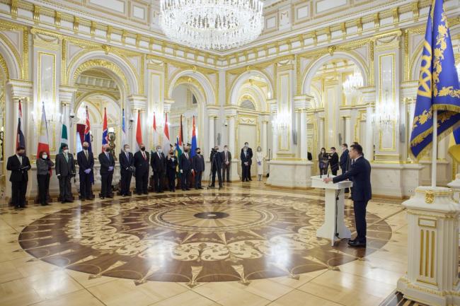 Президент України прийняв вірчі грамоти у послів 11-ти країн світу