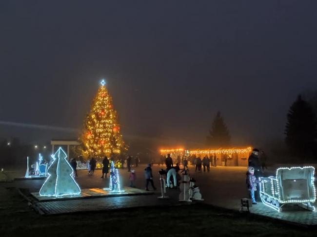 У селищі на Рівненщині створили неймовірну новорічну атмосферу (ФОТО)