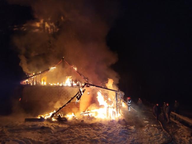 Пожежа у селі Неньковичі