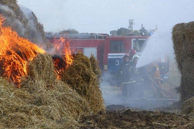На Рівненщині згоріли 6 тон соломи, заготовленої на зиму