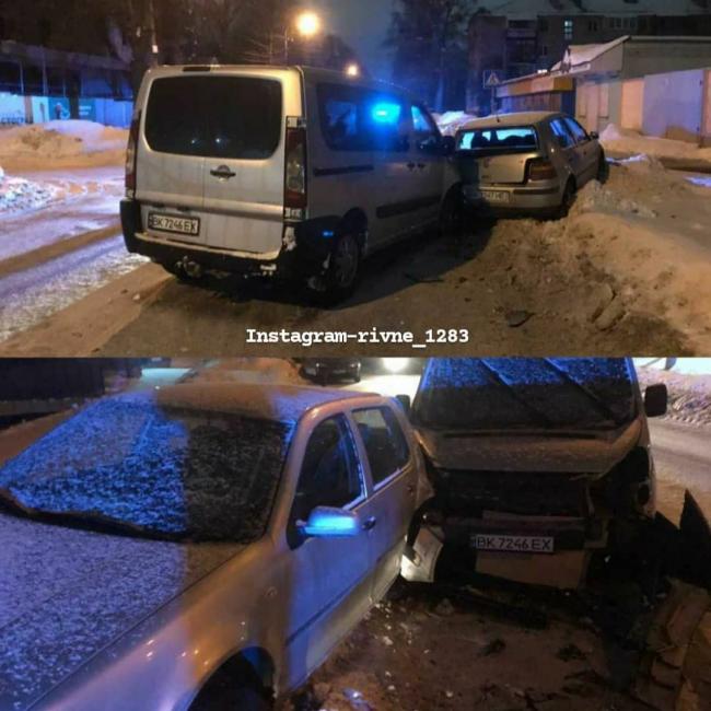 Рівнянин відзначав день народження і побив три припарковані авто біля бару (ФОТО)