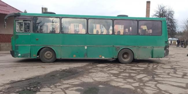 На Рівненщині загорівся автобус