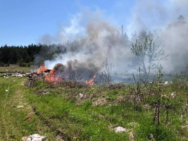 Житель Рівненщини сплатить штраф за спалювання сміття біля лісу