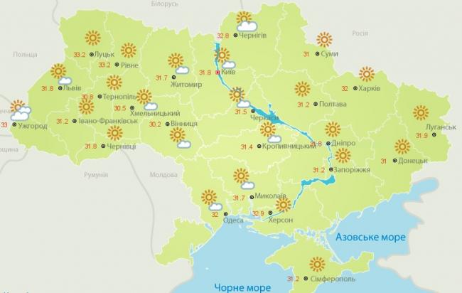 Рівне сьогодні одне з найспекотніших міст України