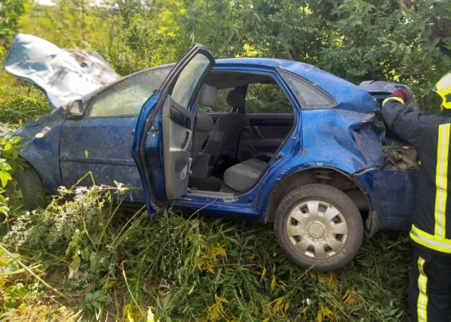 В автопригоді на Рівненщині постраждали двоє людей (ФОТО)