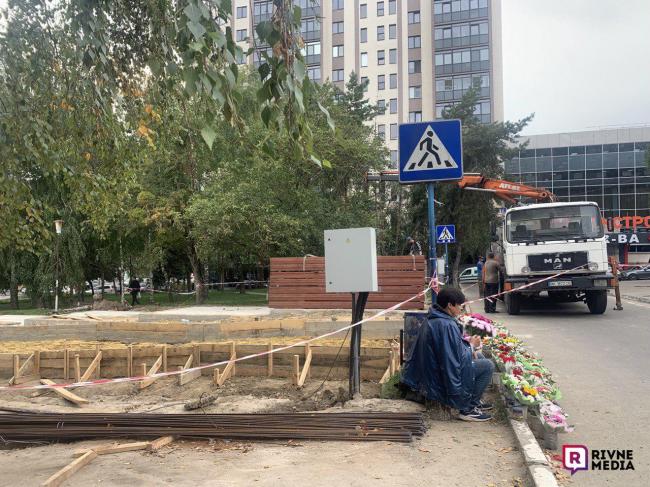 Третяк вперше прокоментував ситуацію із будівництвом кіосків на Київській у Рівному