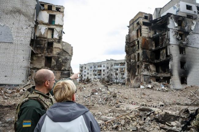 Звільнену від окупантів Бородянку відвідала прем‘єр-міністерка Литви