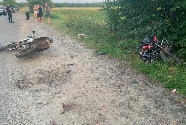 На Волині зіткнулись два мотоцикли: загинув 16-річний водій