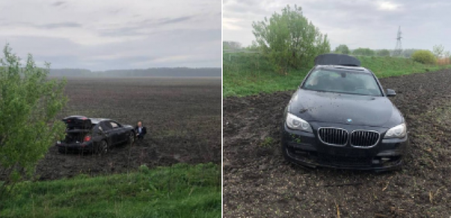 На Рівненщині 29-річний водій на "БМВ" злетів у кювет