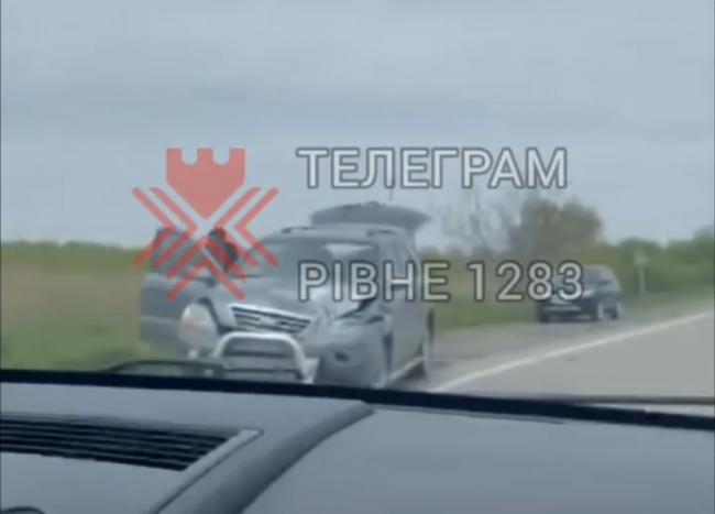 Біля Здолбунова - аварія із двома автівками (ВІДЕО)