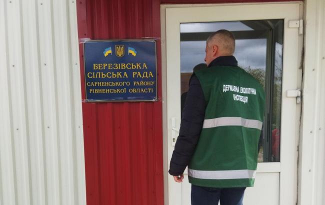 Екоінспектори почали перевірку сільради на Рівненщині