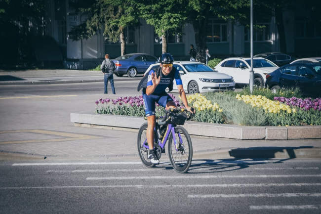 Депутат з Естонії, який здійснює велопробіг протяжністю 1700 км, побував у Рівному (ФОТО)