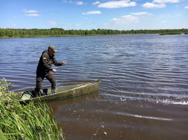 На Рівненщині у річці та її заплавах рибалки наставили сіток та "екранів", попри нерест