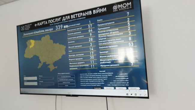 На Рівненщині презентували електронну карту послуг для ветеранів