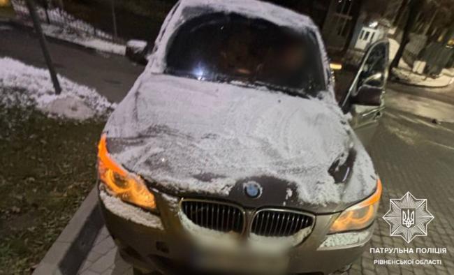 У Рівному водія BMW «під градусом» відсторонили від керування