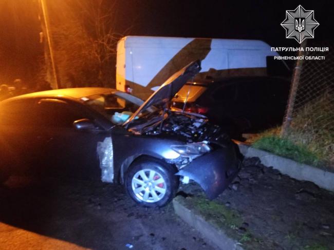 Сказав, що випив після аварії: у Рівному розшукали водія, який утік із місця ДТП