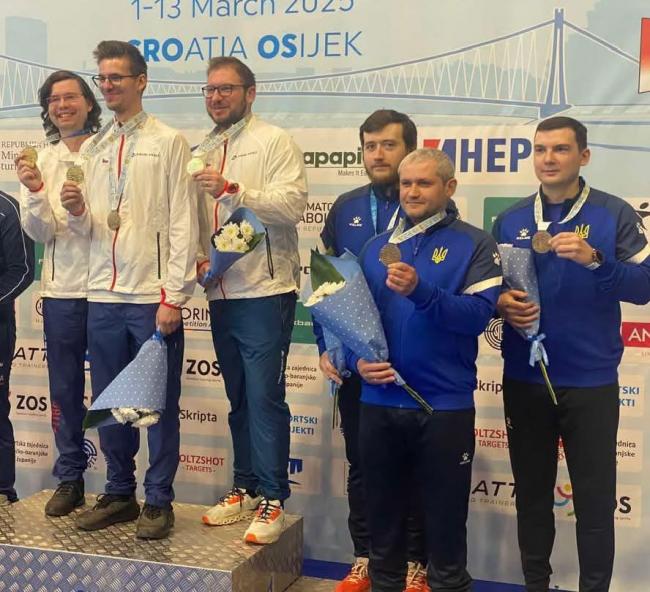 Рівнянин завоював бронзову командну нагороду на Чемпіонаті Європи зі стрільби з пневматичної зброї